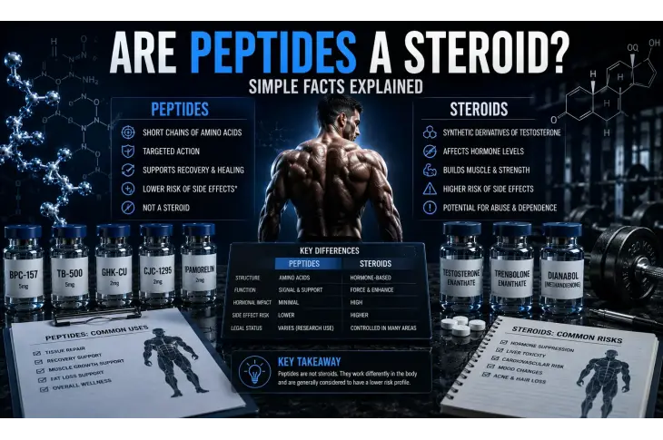 Are Peptides a Steroid?