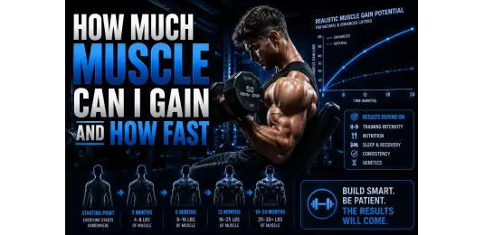 How Much Muscle Can I Gain and How Fast?