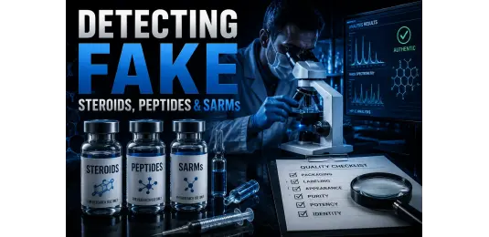 How to Spot Fake or Counterfeit Steroids, Peptides, and SARMs in the Market