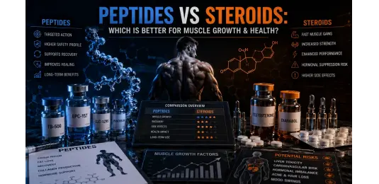 Peptides vs Steroids