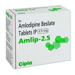 Amlip Tablets (Amlodipine Besylate 100 tabs) Pharmacy by Cipla