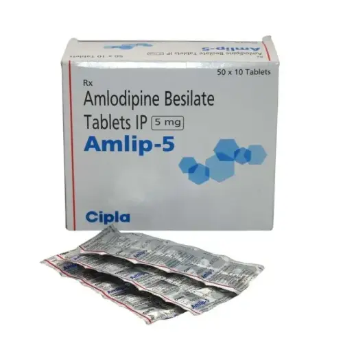 Amlip Tablets – Amlodipine for Blood Pressure Control (Amlodipine Besylate 100 tabs) Pharmacy by Cipla