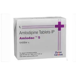 Amlodac 5 mg Tablets – Amlodipine for Blood Pressure Control (Amlodipine Besylate 180 tabs) Pharmacy by Zydus Healthcare