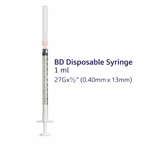 BD Discardit II Syringes – Sterile Disposable Injection Syringes (Syringe pin) Pharmacy by Becton Dickinson, USA