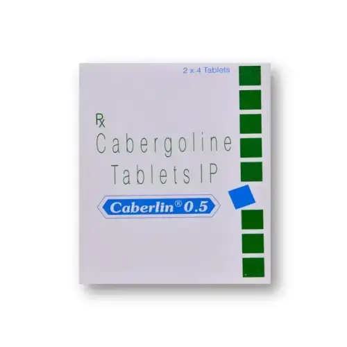 Caberlin Tablets (Cabergoline 8 tabs) Pharmacy by Sun Pharma Laboratories