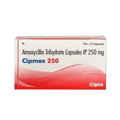 Cipmox Capsules (Amoxicillin Trihydrate 60 caps) Pharmacy by Cipla