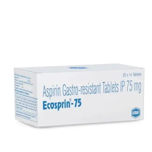 Ecosprin Gastro-Resistant Tablets (Acetylsalicylic Acid 28 tabs) Pharmacy by USV