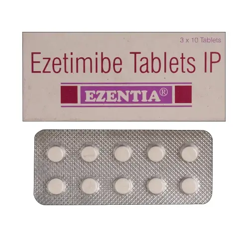 Ezentia Tablets (Ezetimibe 30 tabs) Pharmacy by Sun Pharma Laboratories