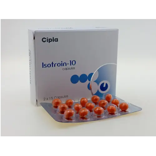 Isotroin Capsules (Isotretinoin 30 tabs) Pharmacy by Cipla
