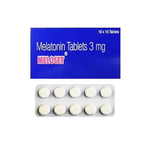 Meloset Tablets (Melatonin 50 tabs) Pharmacy by Aristo Pharmaceuticals