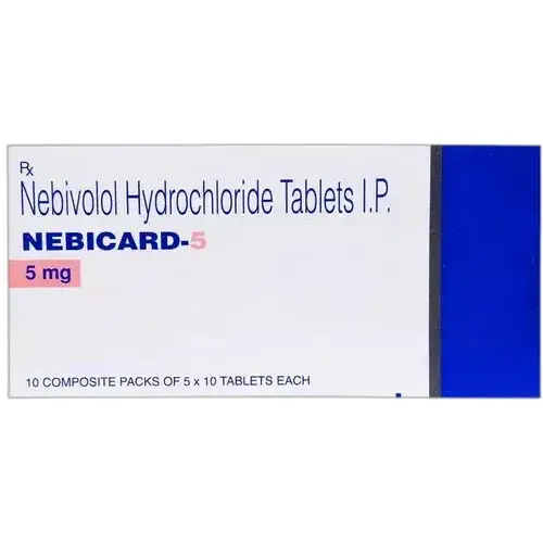 Nebicard Tablets (Nebivolol Hydrochloride 30 tabs) Pharmacy by Torrent Pharmaceuticals