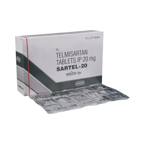 Sartel Tablets (Telmisartan 120 tabs) Pharmacy by Intas Pharmaceuticals
