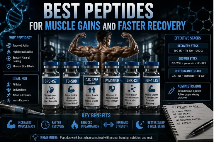 Top Peptides for Muscle Growth and Injury Recovery: What Science Says